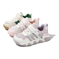 百丽2025春季儿童运动鞋透气防滑宝宝鞋男女童幼儿园休闲鞋学步鞋 香芋紫 27 脚长16.2-16.7cm