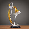 恒瓷美 舞动精灵 树脂装饰摆件 大号 黄色