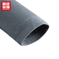 超级安踏抗菌运动长袖T恤男士秋冬保暖舒适羊毛混纺套头衫152547406U 鲸鲨灰-1 5XL /男200