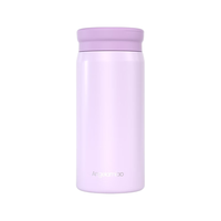 咪凹 ANGELAMIAO保温杯女迷你水杯子便携小巧随手可爱316不锈钢口袋水杯200ML 淡紫色口袋杯200ml
