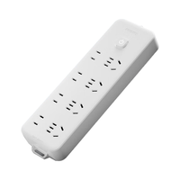 飞利浦 新国标排插/插座/插排/拖线板带儿童保护门3米总控8位5孔+2孔 SPB2185WB/93