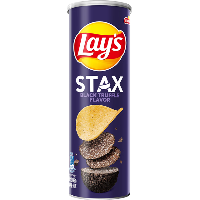 今日必买：乐事 甄选系列 黑松露味90g 罐装薯片 休闲食品