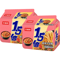 今麦郎1袋半高汤麻辣香锅酸辣粉丝1.5倍多口味多系列组合方便面泡面 【10袋】番茄牛肉面