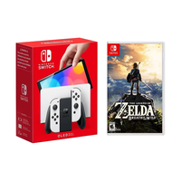 Nintendo 任天堂 Switch oled/续航加强版日版/港版游戏机 NS家用运动体感掌机 日版OLED白色+塞尔达荒野之息(保税仓) OLED日版白色+塞尔达荒野之息(保税仓)