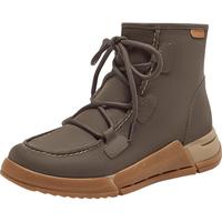 Bata 拔佳户外靴女冬季加绒可选商场牛皮厚底百搭休闲马丁短靴
