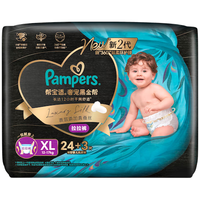 帮宝适 黑金帮系列 拉拉裤 XL24片 李宁