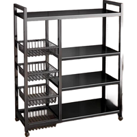 全品屋 厨房置物架 80*32*108 3网4层