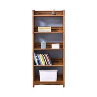 寻古红木家具非洲鸡翅木（学名：非洲崖豆木）小书架实木新中式多层置物架茶水架 书架：长60*宽30*高145cm