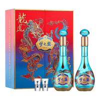 淘金币662.54元：洋河 梦之蓝 龙凤呈祥 52度 浓香型白酒 550ml*2瓶 礼盒