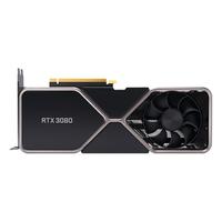NVIDIA 英伟达 RTX 3080 显卡 10GB 黑色