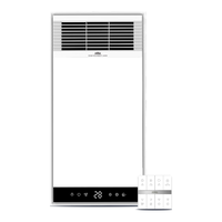 雷士 NVC   Lighting浴霸暖风照明排气一体速热浴室取暖器卫生间灯集成吊顶Y371 2600W|两档调温|八合一轻触