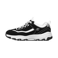斯凯奇（Skechers）男鞋厚底耐磨熊猫缓震舒适运动鞋时尚休闲鞋户外低帮老爹鞋 42.5