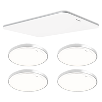 松下（Panasonic）吸顶灯全光谱护眼米家智能客厅灯现代简约超薄松晴四室一厅套装