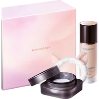 CARSLAN 卡姿兰 小奶猫礼盒(奶猫粉底液30g+黑磁散粉8g)遮瑕控油生日礼物送女友