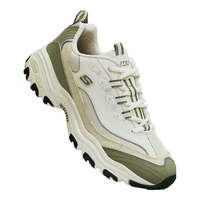 斯凯奇(Skechers)奶茶熊休闲运动鞋女跑步鞋子女厚底增高13167 橄榄绿/NTOL 39