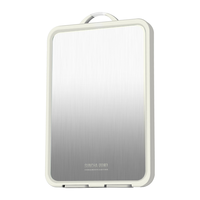 SUNCHA 双枪 304不锈钢+塑料切菜板双面砧板42.5