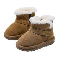 YeeHoO英氏童鞋儿童雪地靴小童冬季加绒保暖女童宝宝毛毛鞋短靴男童棉鞋