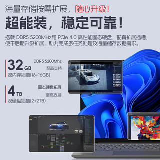  ThinkPad/思考本 ThinkBook 14/14+/V14/瑞天14 轻薄设计 笔记本电脑  Core Ultra5 220H 集成显卡 2880*1800 120Hz 512GB 16GB