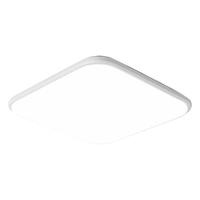 四季沐歌（MICOE）照明吸顶灯led卧室灯具套餐全屋客厅灯饰阳台过道餐厅薄现代简约 64瓦三色调光50*50CM-白玉