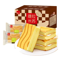泓一 零食合集 提拉米苏夹心蛋糕400g