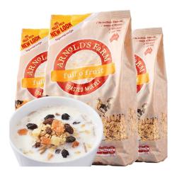 Arnold's farm 澳洲阿诺农场即食水果麦片谷物营养早餐代餐速食1kg*3袋，27元/袋