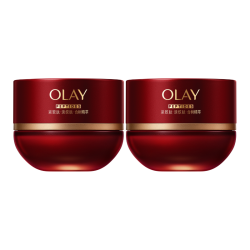 OLAY 全新超红瓶油霜干皮精华油面霜50*2抗皱紧致修护干皮护肤品礼物女