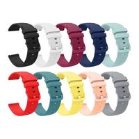 羽博 硅胶表带 黑色 适用华为GT3/Watch4 Pro/荣耀Magic2