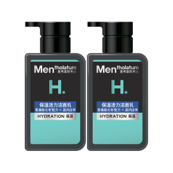 曼秀雷敦 HY保湿活力系列 深层清洁 男士洗面奶  150ml×2