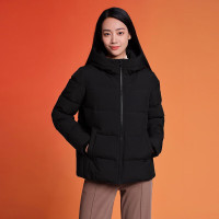 保暖服饰、有券的上：坦博尔 【男女同款】蓄热科技 90%绒连帽羽绒服 TD236356