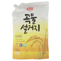 AEKYUNG 爱敬 AGE20's 韩国原装进口爱敬 AGE20's谷物洗洁精1袋1200ml袋装家用果蔬清洗剂