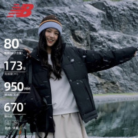 保暖服饰：new balance 男女同款短款羽绒服 AMJ53362