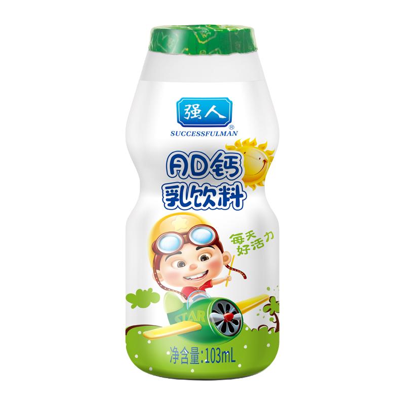 SUCCESSFULMAN 强人 AD钙奶饮料 130ml*20瓶