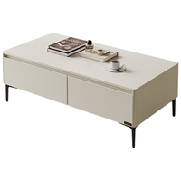 QuanU 全友 电视柜储物小柜子客厅卧室随手置物家具DW1166 白木质1.2m茶几C