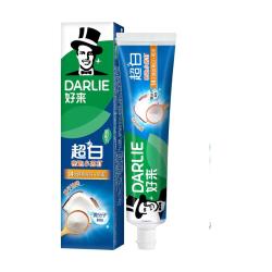 好来 原黑人超白小苏打牙膏亮白清新抗口气含氟成人男女用 超白190g 牙膏小样40g