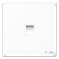 Schneider Electric 施耐德电气 皓呈系列 A3T31RJ6_WE_C1 单联六类电脑插座 奶油白
