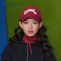 【小龙人系列】Champion鸭舌帽女 红色休闲刺绣LOGO棒球帽男 遮阳帽 深棕 均码