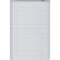 美尔耐铝合金百叶窗帘卫生间遮光升降办公室浴室厕所可选免打孔安装 6022亮光白色 1平方米