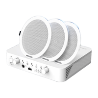 HIKVISION/海康威视 蓝牙功能 吸顶音响套装+蓝牙功放机+公共广播喇叭+嵌入式扬声器+隐藏天花吊顶音箱