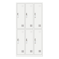 奈高 NG更衣柜铁皮柜储物柜员工柜存包柜鞋柜六门更衣柜