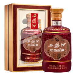 西凤酒 高档礼盒 凤香型高度白酒  光瓶装 52%vol 500mL