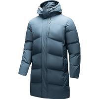 安踏 中长款男士羽绒服冬季加厚鸭绒保暖四防防风上衣