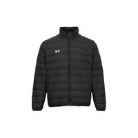 安德玛 UNDERARMOUR）羽绒服外套男子冬季立领运动休闲简约保暖锁温上衣 黑色 XL