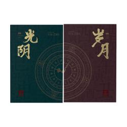 大益 普洱茶 光阴生砖 250g＋岁月熟砖 250g 送好礼