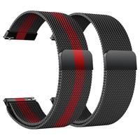 watchband 小米华米手表color/2表带watch S1腕带amazfit GTR3/2/GTS2e动青春版智能运动pop金属不锈钢表带磁吸陶瓷原装