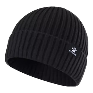 卡尔美（KELME）帽子针织帽男女冬季保暖毛线帽运动跑步滑雪帽骑行防风防寒棉冷帽