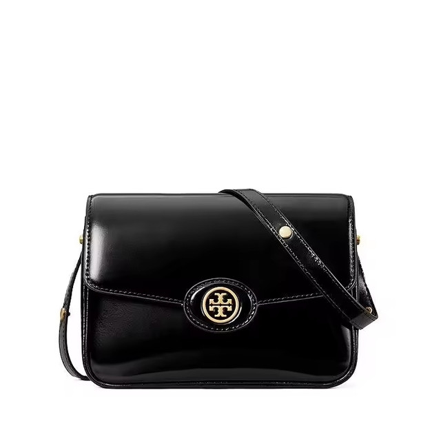 今日必买、限新用户：TORY BURCH ROBINSON系列 女士中号翻盖单肩包 二色可选