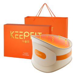 keepfit 腰部按摩器 加热护腰带三伏天艾草热敷腰椎按摩仪腰间盘突出腰肌劳损理疗仪老人爸妈