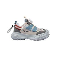 天美意儿童运动鞋防滑软底轻便2024年春秋季儿童休闲跑步鞋 幻影灰/甘蓝 26