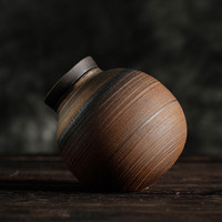 御佣 日式存储鎏金半圆茶叶罐