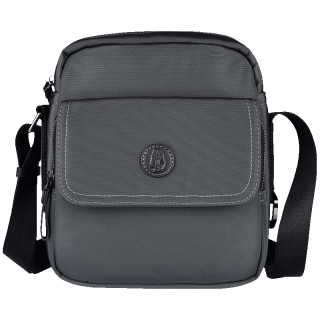 Hush Puppies 暇步士 男士单肩斜挎包 759W灰绿色